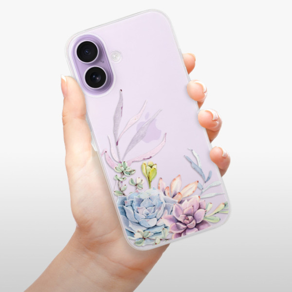 Silikonový kryt iSaprio - Apple iPhone 17 - Sukulent 01
