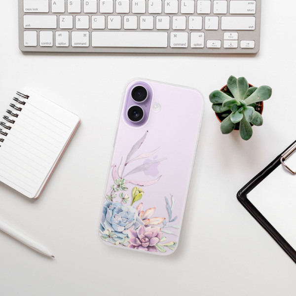 Silikonový kryt iSaprio - Apple iPhone 17 - Sukulent 01