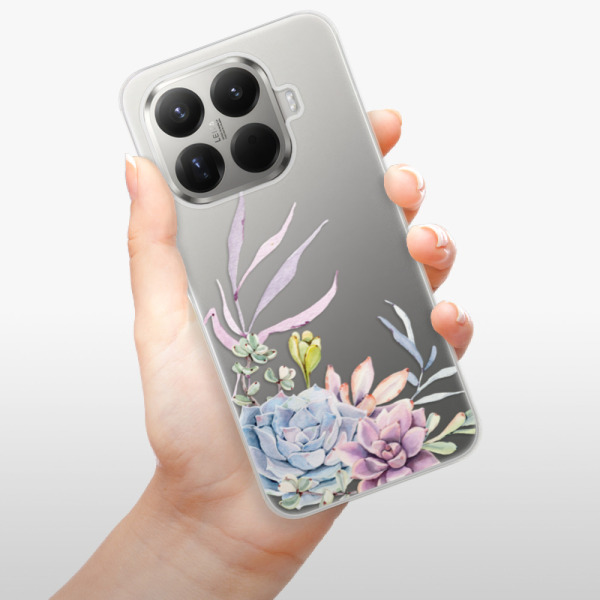 Silikonový kryt iSaprio - Xiaomi 15T Pro - Sukulent 01