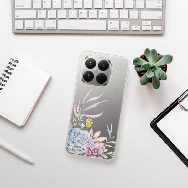 Silikonový kryt iSaprio - Xiaomi 15T Pro - Sukulent 01