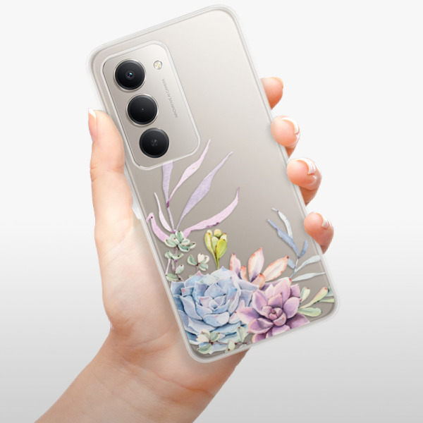 Silikonový kryt iSaprio - Xiaomi Redmi 15 - Sukulent 01
