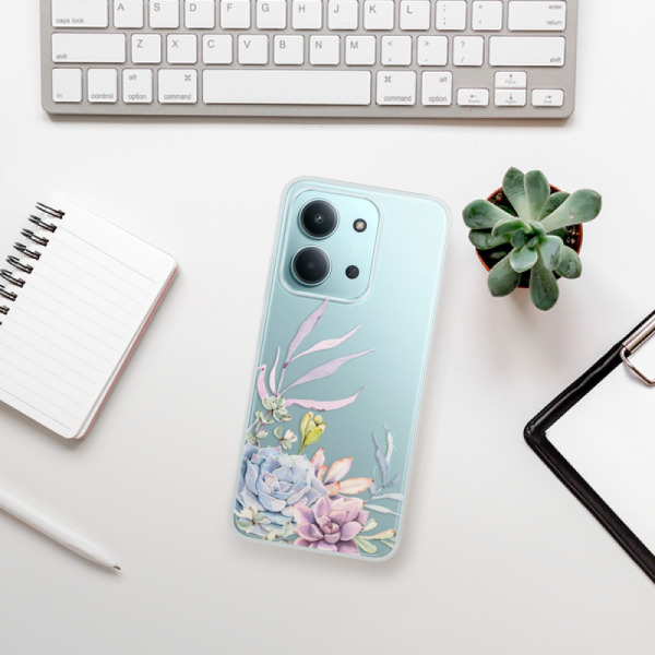 Silikonový kryt iSaprio - Xiaomi Redmi 15C - Sukulent 01