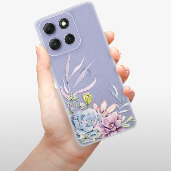 Silikonový kryt iSaprio - Motorola Moto G86 5G - Sukulent 01