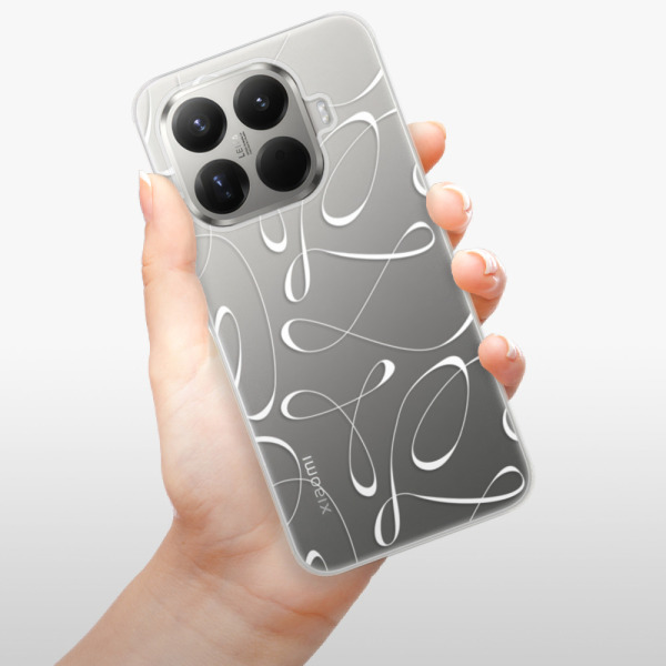 Silikonový kryt iSaprio - Xiaomi 15T Pro - Fancy - white