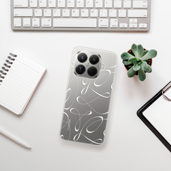 Silikonový kryt iSaprio - Xiaomi 15T Pro - Fancy - white