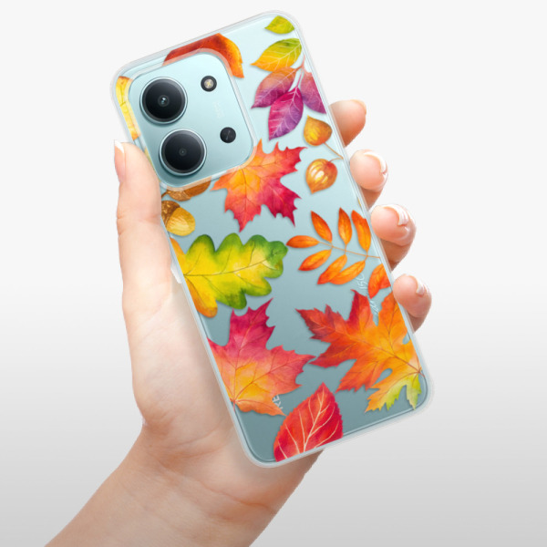 Silikonový kryt iSaprio - Xiaomi Redmi 15C - Autumn Leaves 01
