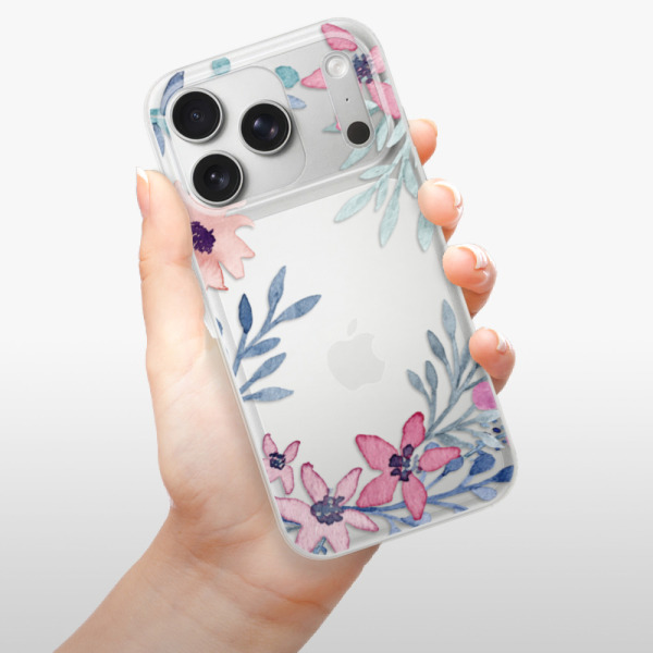 Silikonový kryt iSaprio - Apple iPhone 17 Pro - Leaves and Flowers
