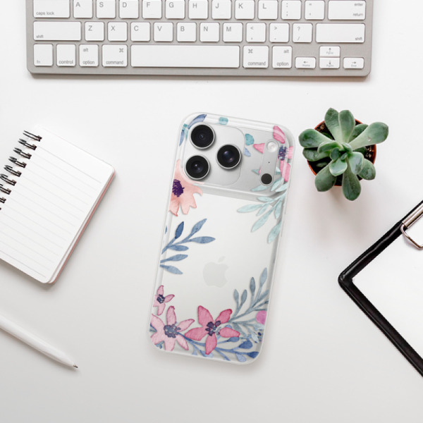 Silikonový kryt iSaprio - Apple iPhone 17 Pro - Leaves and Flowers