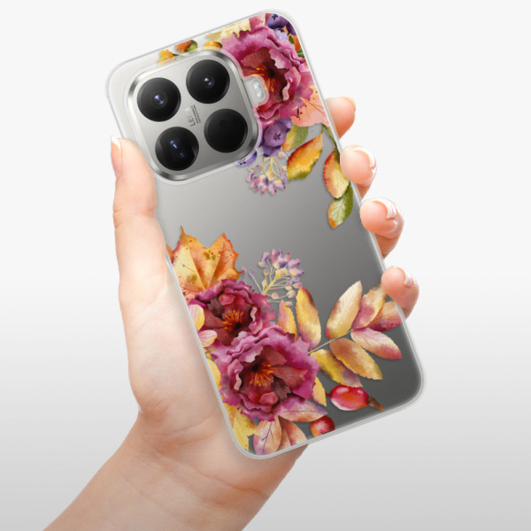 Silikonový kryt iSaprio - Xiaomi 15T Pro - Fall Flowers