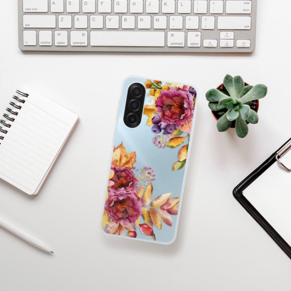 Silikonový kryt iSaprio - Samsung Galaxy A17 / A17 5G - Fall Flowers