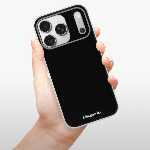 Silikonový kryt iSaprio - Apple iPhone 17 Pro - 4Pure - černý