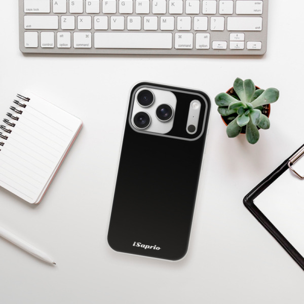 Silikonový kryt iSaprio - Apple iPhone 17 Pro - 4Pure - černý