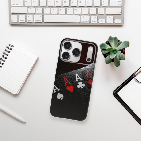Silikonový kryt iSaprio - Apple iPhone 17 Pro - Poker