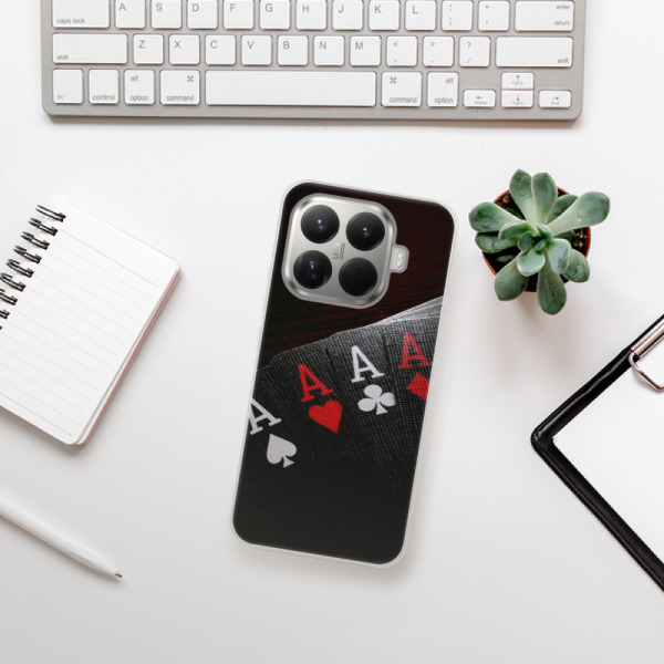 Silikonový kryt iSaprio - Xiaomi 15T Pro - Poker
