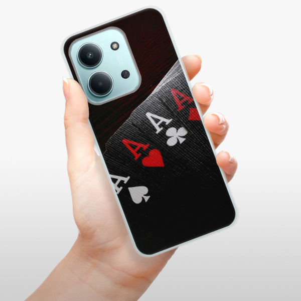 Silikonový kryt iSaprio - Xiaomi Redmi 15C - Poker