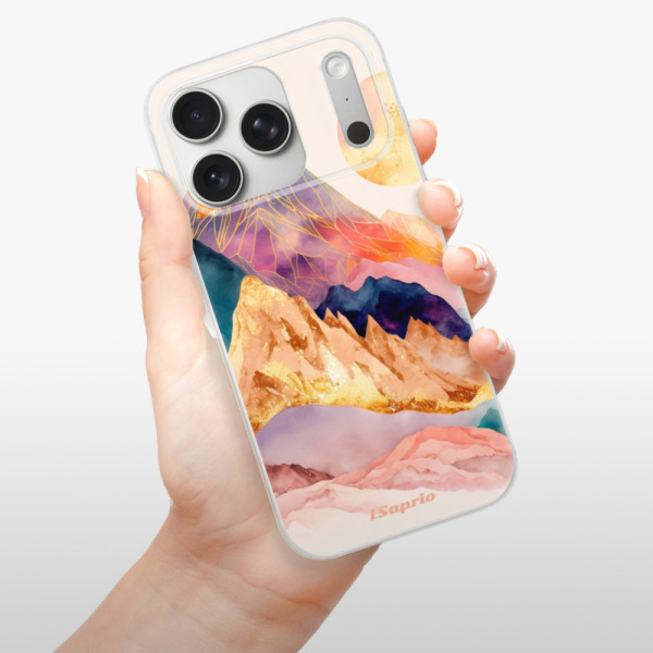 Silikonový kryt iSaprio - Apple iPhone 17 Pro - Abstract Mountains