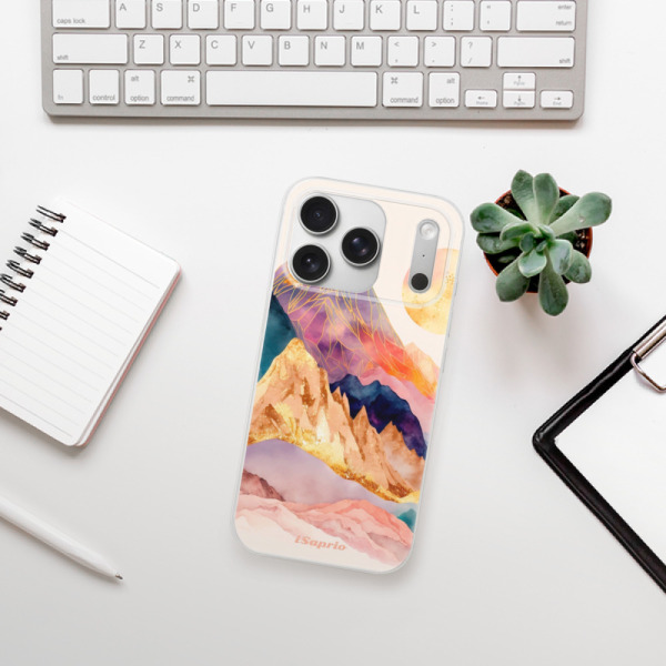 Silikonový kryt iSaprio - Apple iPhone 17 Pro - Abstract Mountains