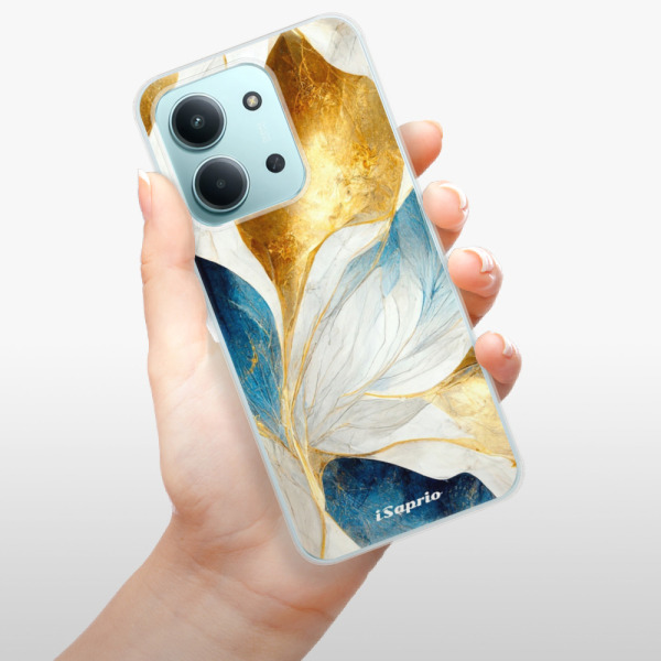 Silikonový kryt iSaprio - Xiaomi Redmi 15C - Blue Leaves