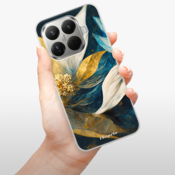 Silikonový kryt iSaprio - Xiaomi 15T Pro - Gold Petals
