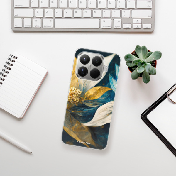 Silikonový kryt iSaprio - Xiaomi 15T Pro - Gold Petals