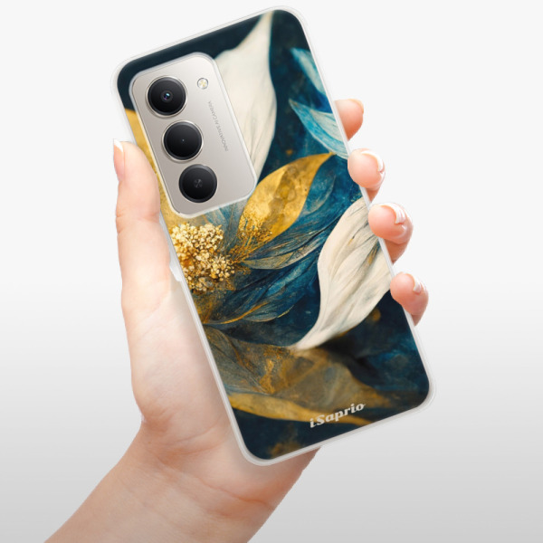 Silikonový kryt iSaprio - Xiaomi Redmi 15 - Gold Petals
