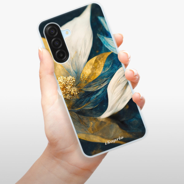Silikonový kryt iSaprio - Samsung Galaxy A17 / A17 5G - Gold Petals