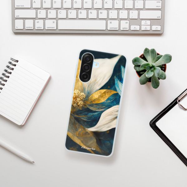 Silikonový kryt iSaprio - Samsung Galaxy A17 / A17 5G - Gold Petals