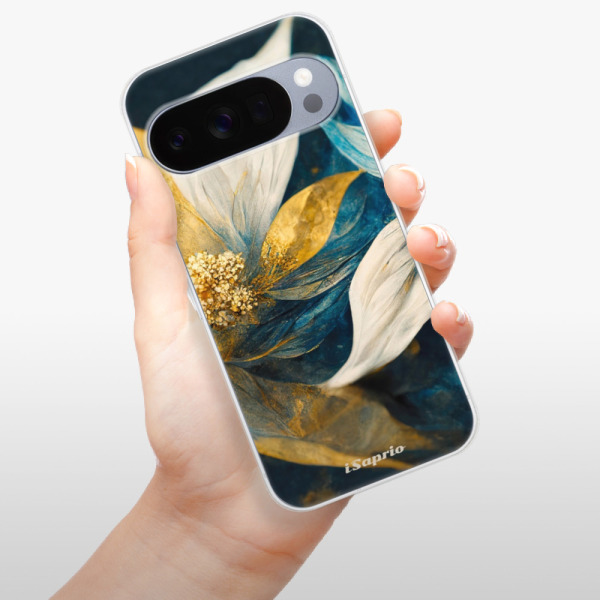 Silikonový kryt iSaprio - Google Pixel 10 / 10 Pro - Gold Petals