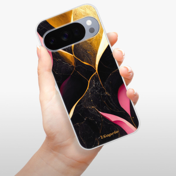 Silikonový kryt iSaprio - Google Pixel 10 / 10 Pro - Gold Pink Marble