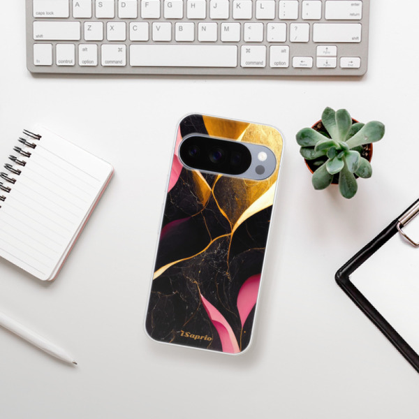 Silikonový kryt iSaprio - Google Pixel 10 / 10 Pro - Gold Pink Marble