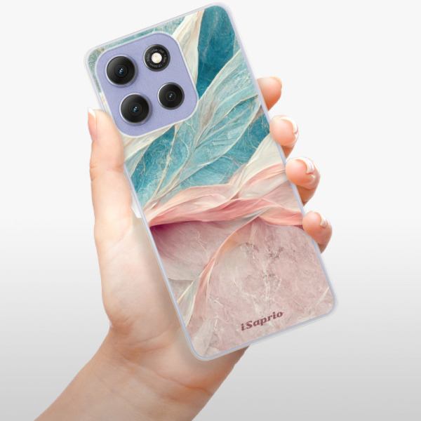 Silikonový kryt iSaprio - Motorola Moto G86 5G - Pink and Blue