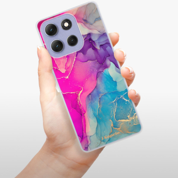 Silikonový kryt iSaprio - Motorola Moto G86 5G - Purple Ink