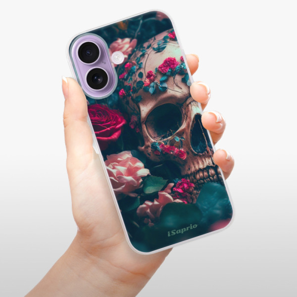 Silikonový kryt iSaprio - Apple iPhone 17 - Skull in Roses