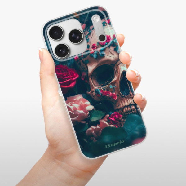 Silikonový kryt iSaprio - Apple iPhone 17 Pro - Skull in Roses