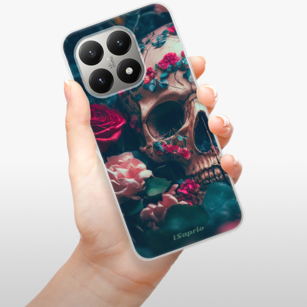 Silikonový kryt iSaprio - Xiaomi 15T - Skull in Roses