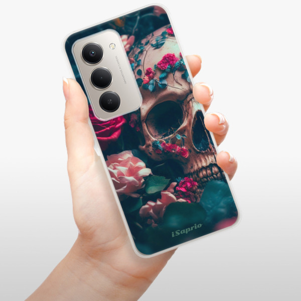 Silikonový kryt iSaprio - Xiaomi Redmi 15 - Skull in Roses