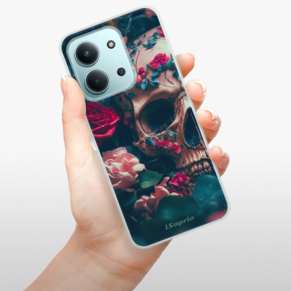 Silikonový kryt iSaprio - Xiaomi Redmi 15C - Skull in Roses