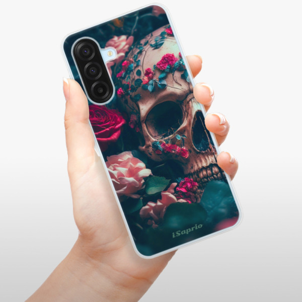 Silikonový kryt iSaprio - Samsung Galaxy A17 / A17 5G - Skull in Roses