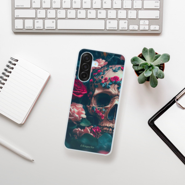 Silikonový kryt iSaprio - Samsung Galaxy A17 / A17 5G - Skull in Roses