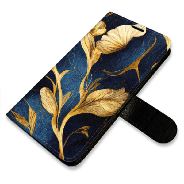 Flip pouzdro iSaprio - Xiaomi 14T - GoldBlue s kapsičkami na karty