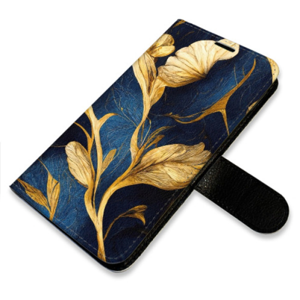 Flip pouzdro iSaprio - Xiaomi 15T Pro - GoldBlue s kapsičkami na karty