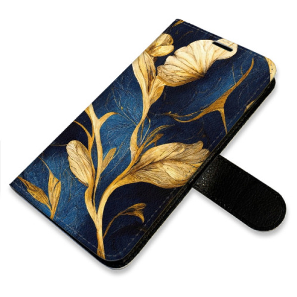 Flip pouzdro iSaprio - Google Pixel 10 / 10 Pro - GoldBlue s kapsičkami na karty