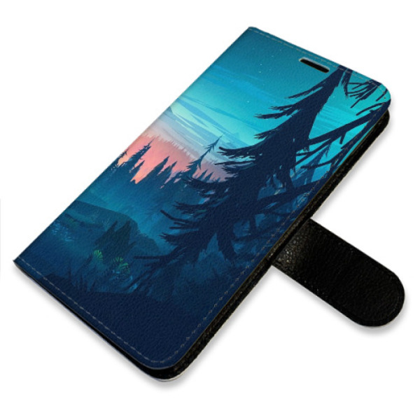 Flip pouzdro iSaprio - Xiaomi Redmi 15C - Magical Landscape s kapsičkami na karty