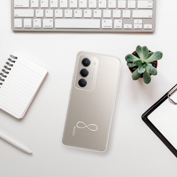 Silikonový kryt iSaprio - Xiaomi Redmi 15 - čiré - Infinity