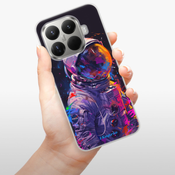 Silikonový kryt iSaprio - Xiaomi 15T Pro - Neon Astronaut