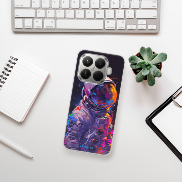 Silikonový kryt iSaprio - Xiaomi 15T Pro - Neon Astronaut