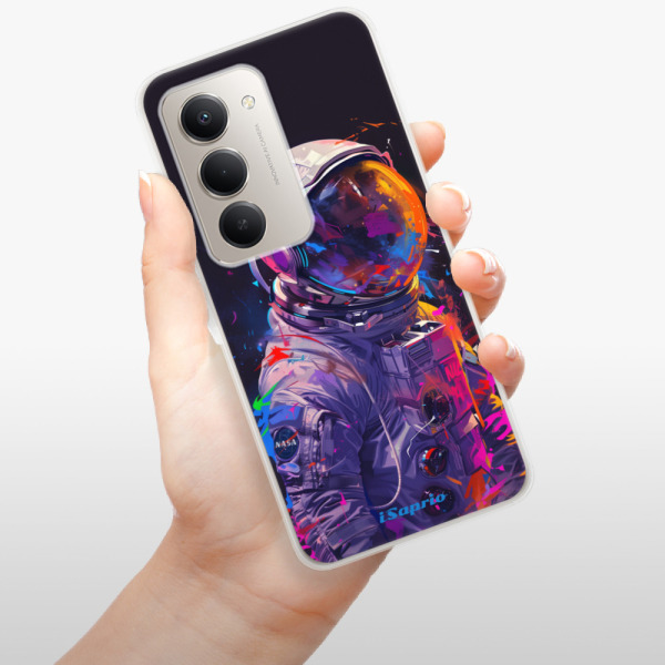 Silikonový kryt iSaprio - Xiaomi Redmi 15 - Neon Astronaut