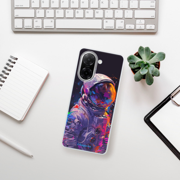 Silikonový kryt iSaprio - Xiaomi Redmi A5 - Neon Astronaut