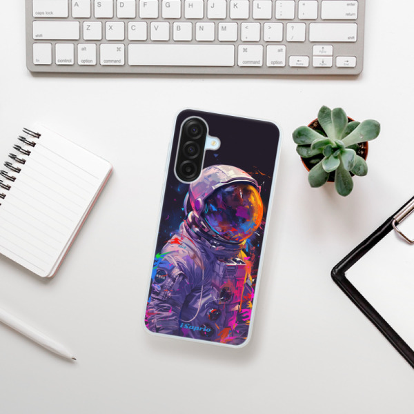 Silikonový kryt iSaprio - Samsung Galaxy A17 / A17 5G - Neon Astronaut