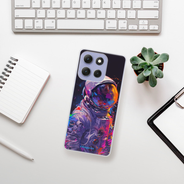 Silikonový kryt iSaprio - Motorola Moto G86 5G - Neon Astronaut